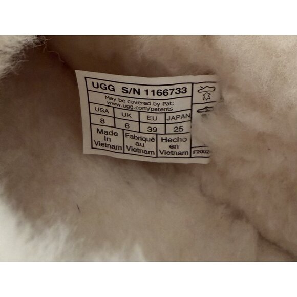 UGG Nita Women's Size US 8 Platform Chestnut Suede Slippers Shoes 1166733 - Picture 8 of 8